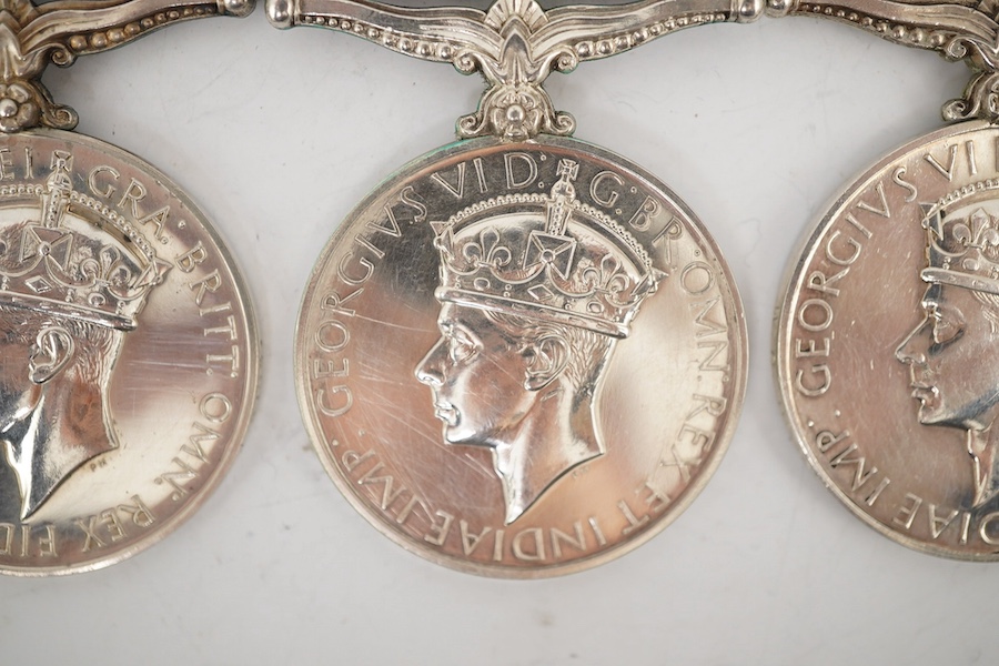 Four George VI General Service Medals